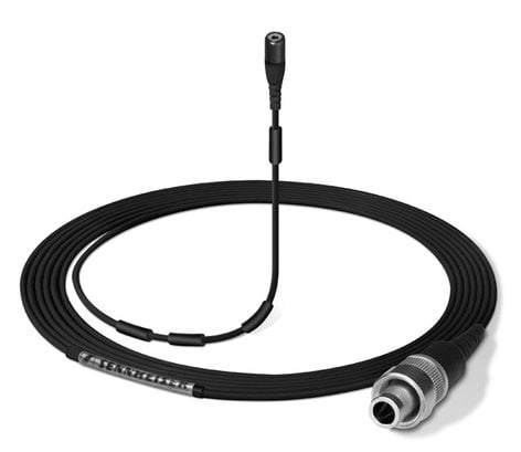 Sennheiser MKE 1-4 Omni Lavalier Microphone With Reduced Sensitivity, 3-pin Lemo Connector, Black