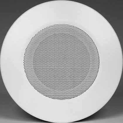 Lowell CN-4M 4" Speaker Grille, Torsion Mount, Steel, 8.56" DIA, White