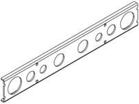 Middle Atlantic ISO-KOP Electrical Isolation Knockout Panel