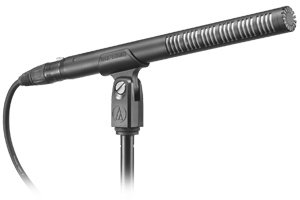 Audio-Technica BP4073 Shotgun Microphone, Line + Gradient Mic, 9.17" Long BP4073