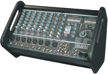 Yorkville M1610-2 Powered Mixer, 16Ch, 800W M1610-2