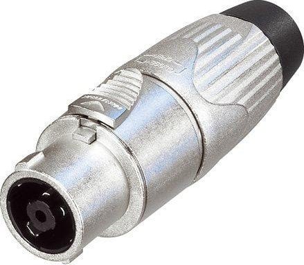 Neutrik NLT8FX STX Series 8-Pin Female Speakon Cable Connector (Nickel Housing, Chuck Type Strain Relief) NLT8FX