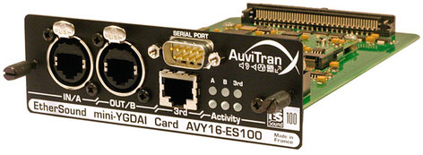 Yamaha AVY16-ES100 16 Channel, Mini YGDAI EtherSound Card, RJ45 AVY16-ES100