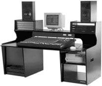 Omnirax PSM/C Workstation With 26 Total Rack Spaces (for 8-Bus Mixer/Keyboard Composing, Editing)