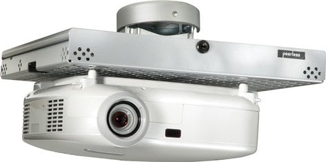 Peerless PSMU-PRS-B Key Locking Tray Projector Mount (with Security Fasteners, Black) PSMU-PRS-B