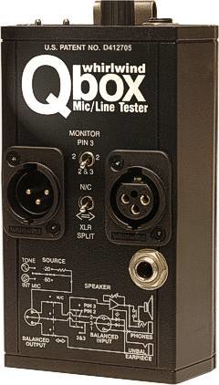 Whirlwind Qbox Audio Line Tester Q-BOX