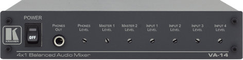 Kramer VA-14 4-Channel Balanced Audio Mixer VA-14