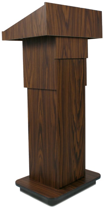 AmpliVox W505A 39" - 45" Executive Adjustable Column Lectern without Sound System W505A