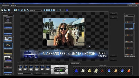 Datavideo Corporation CG-300 Character Generator Software for SD & HD CG300-DATAVIDEO