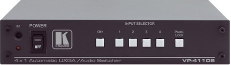 Kramer VP-411DS 4x1 UXGA/Stereo Audio Standbye Switcher VP411DS