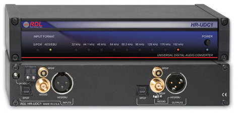 RDL HR-UDC1 Digital To Digital Audio Converter