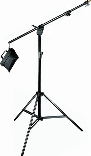 Manfrotto 420B Aluminium Combi Boom Stand With Sandbag, Black