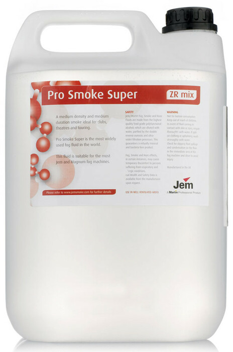 Martin Pro PROSMOKE-SUPER-5L Pro Smoke Super (ZR Mix) Dense White Fog Fluid (5L)