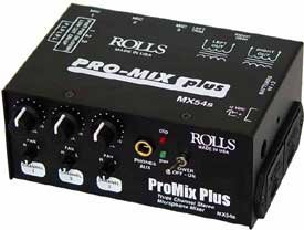 Rolls MX54s 3-Channel Microphone Mixer MX54S