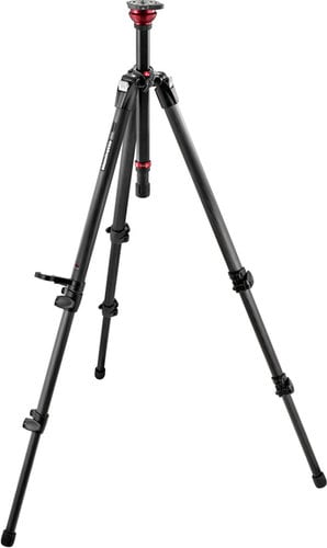 Manfrotto 755CX3 Carbon Fiber DV Camcorder Tripod (with 50 mm Half Ball) 755CX3