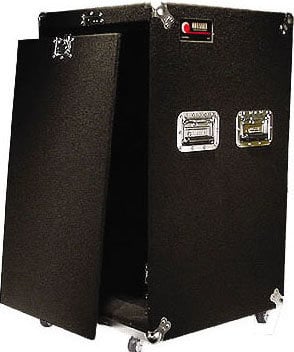 Odyssey CRP18W Amp Rack 18sp w/Casters Black CRP18W