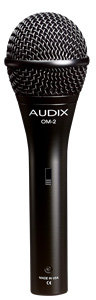 Audix OM2S OM2 with switch. OM2S