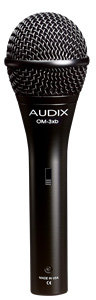 Audix OM3-S Dynamic Hypercard Mic w/Switch OM3-S