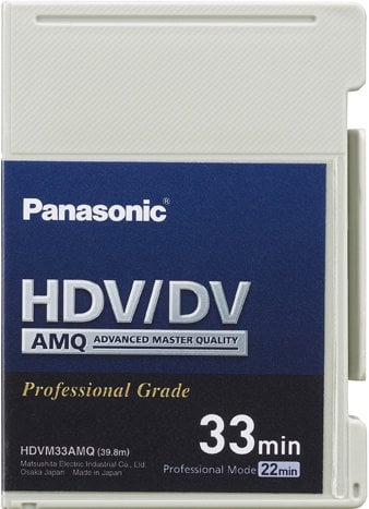 Panasonic PA-AYHDVM33AMQ 33 Minute Advanced Master Quality DVCAM Mini-Cassette PA-AYHDVM33AMQ
