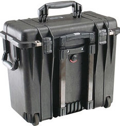 Pelican Cases 1444 Protector Case 17.1"x7.5"x16" Top Loader Case With Utility Divider And Organizer