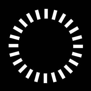 Apollo Design Technology MS-2310 Steel Gobo, Radial Dashes MS-2310