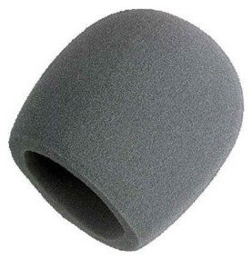 Shure A58WS-GRA Foam Windscreen For Any Ball-Type Mic, Gray