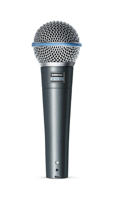 Shure Beta 58A Supercardioid Dynamic High-Output Vocal Microphone BETA58A