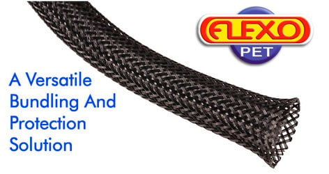 TechFlex PET3-D-BK Expandable Tubing, 500 Ft Black