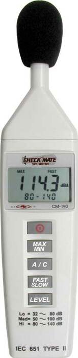 Galaxy Audio CM140CHECKMATE SPL Meter CM140-CHECKMATE