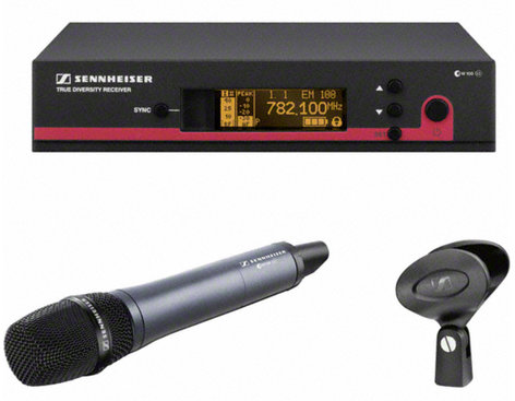Sennheiser ew 145 G3 Wireless Handheld Microphone System with the e845 Transmitter EW145-G3
