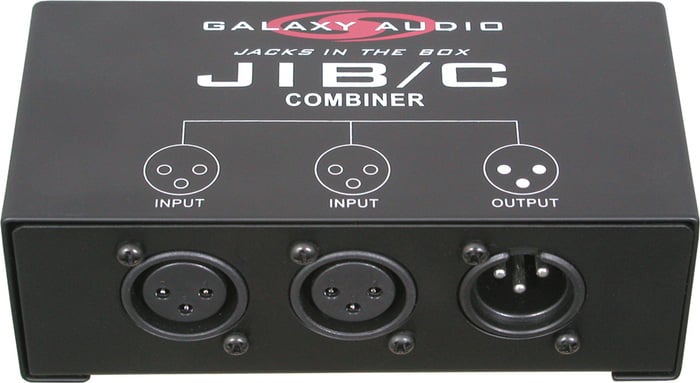 Galaxy Audio JIB/C Mic Combiner (XLR 2 to 1) JIB/C