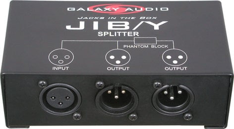 Galaxy Audio JIBY 1 To 2 XLR Mic Splitter