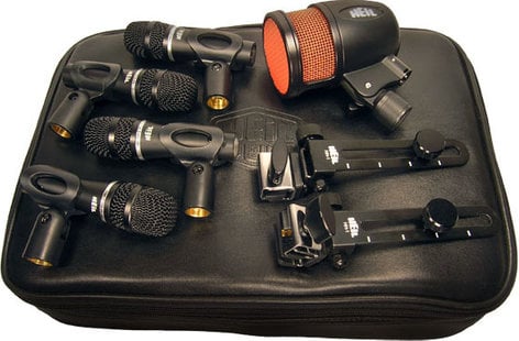 Heil Sound HDK-5 5-Piece Drum Microphones Kit (4x Handi Mic Pro Plus, 1x PR48)