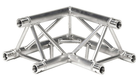 Global Truss TR-4088-U/D 2-Way 90° Triangular Truss Corner (Apex Up or Down) TR4088-U/D