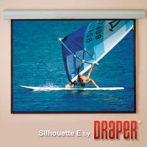 Draper Shade and Screen 108323 Projection Screen, Silhouette/Series E, 16:9 HDTV Format, 106" H x W, 52" x 92" Image Area 108323