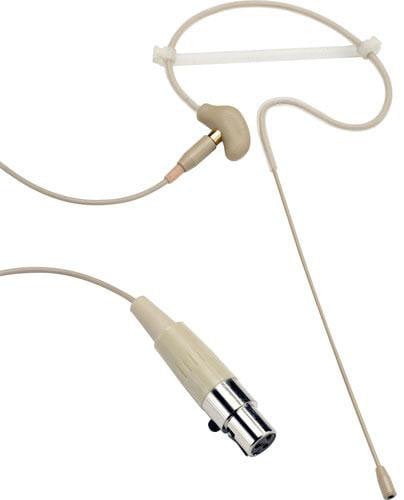 Samson SWA3CS Omni Earset Microphone With Micro-Miniature Condenser Capsule And TA3F Connector, Beige