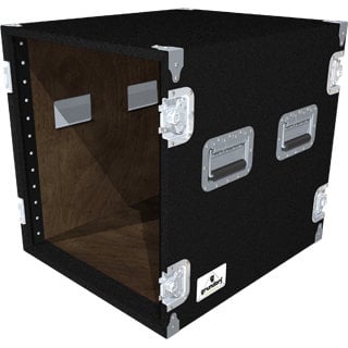 Grundorf Corp AR12EXDR-BLACK 12-Space Extra-Deep Amp Rack (Black) AR12EXDR-BLACK