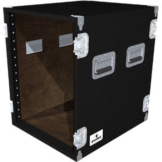 Grundorf Corp AR14EXDR-BLACK 14-Space Extra-Deep Amp Rack (Black) AR14EXDR-BLACK