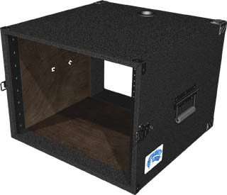 Grundorf MLD-08 8RU, 18.75" Deep Mighty Light Carpet Series Rack Case