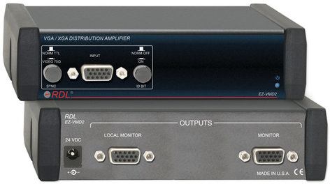 Radio Design Labs EZ-VMD2 1x2 Video Distribution Amp VGA/XGA EZ-VMD2