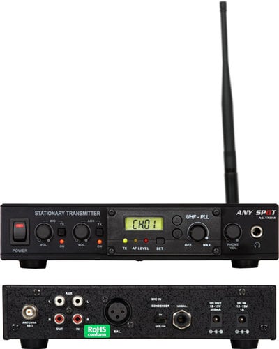 Galaxy Audio AS-TXRM Stationary UHF Audio Link Transmitter For Traveler Portable PA Systems