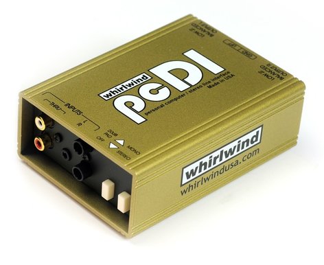 Whirlwind pcDI Passive Direct Box for Consumer-Level Media Devices PCDI