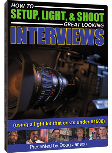 Vortex Media ILDVD How to Setup, Light, & Shoot Great Looking Interviews DVD ILDVD