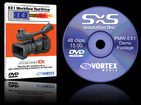 Vortex Media SXSDVD XDCAM EX Workflow Test Drive DVD SXSDVD