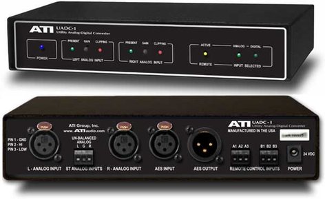 Audio Technologies UADC-1 A/D Audio Converter, Includes External Power Supply