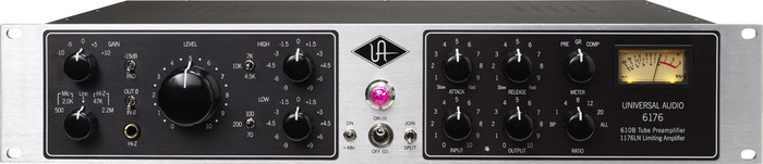 Universal Audio 6176 Tube Channel Strip With Microphone Preamp And Classic Limiting Amplifier