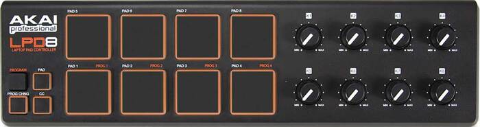 AKAI LPD8 Laptop Pad Controller LPD8