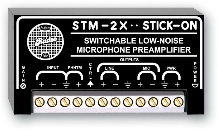 Radio Design Labs STM-2X Switchable Low-Noise Microphone Preamplifier STM2X