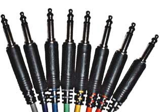 Switchcraft LF2BKX 2 ft, 1/4" Patchcord, Black LF2BKX