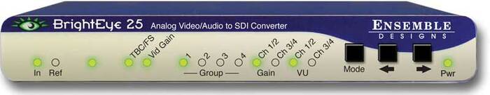 Ensemble Designs BE-25 Analog Video/Audio to SDI Converter with TBC and Embedder BE-25